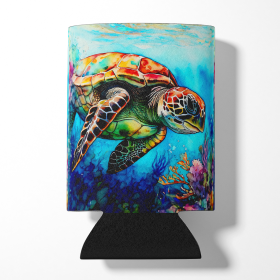 Nautical Collection Can or Bottle Hugger (Dog Breed: Loggerhead Sea Turtle 2809, size: Can Hugger)