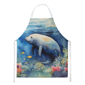Nautical Collection Apron (Dog Breed: Manatee 2811, size: large)