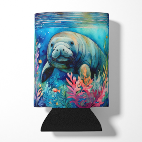 Nautical Collection Can or Bottle Hugger (Dog Breed: Manatee 2812, size: Can Hugger)