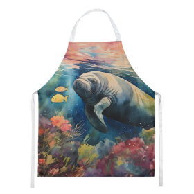 Nautical Collection Apron (Dog Breed: Manatee 2813, size: large)