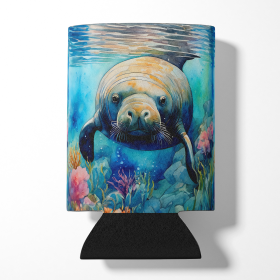 Nautical Collection Can or Bottle Hugger (Dog Breed: Manatee 2814, size: Can Hugger)