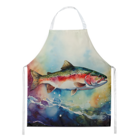 Nautical Collection Apron (Dog Breed: Rainbow Trout 2815, size: large)