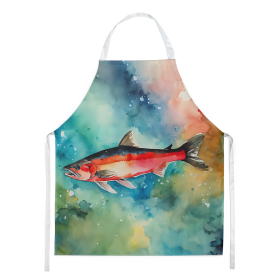 Nautical Collection Apron (Dog Breed: Salmon 2817, size: large)