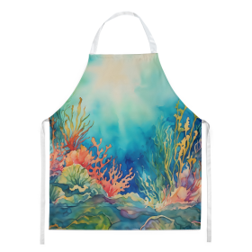 Nautical Collection Apron (Dog Breed: Seaweed 2824, size: large)