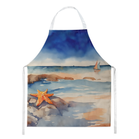 Nautical Collection Apron (Dog Breed: Starfish 2830, size: large)