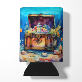 Nautical Collection Can or Bottle Hugger (Dog Breed: Treasure Chest 2835, size: Can Hugger)