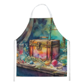 Nautical Collection Apron (Dog Breed: Treasure Chest 2837, size: large)