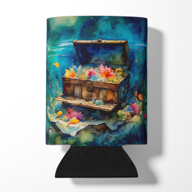 Nautical Collection Can or Bottle Hugger (Dog Breed: Treasure Chest 2838, size: Can Hugger)
