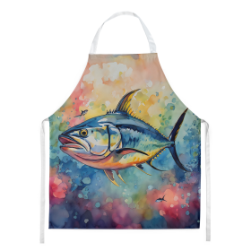 Nautical Collection Apron (Dog Breed: Yellowfin Tuna 2843, size: large)