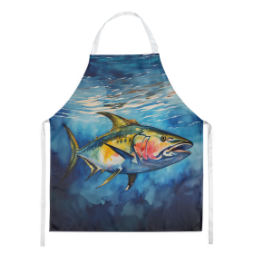 Nautical Collection Apron (Dog Breed: Yellowfin Tuna 2844, size: large)