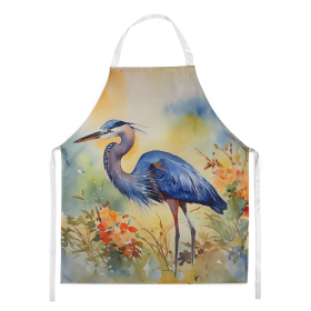 Nautical Collection Apron (Dog Breed: Blue Heron 2846, size: large)
