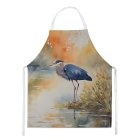Nautical Collection Apron (Dog Breed: Blue Heron 2847, size: large)