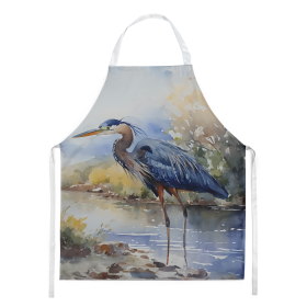 Nautical Collection Apron (Dog Breed: Blue Heron 2848, size: large)