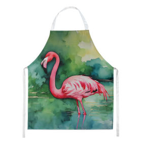 Nautical Collection Apron (Dog Breed: Flamingo 2858, size: large)