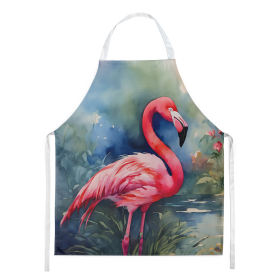 Nautical Collection Apron (Dog Breed: Flamingo 2859, size: large)