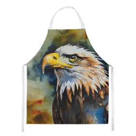 Watercolor Birds Apron (Dog Breed: Eagle 3208, size: large)