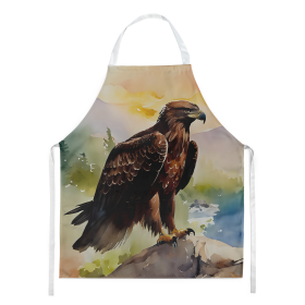 Watercolor Birds Apron (Dog Breed: Eagle 3209, size: large)