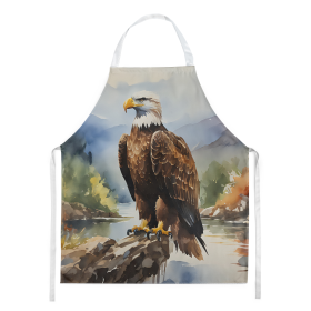 Watercolor Birds Apron (Dog Breed: Eagle 3211, size: large)
