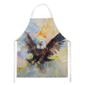 Watercolor Birds Apron (Dog Breed: Eagle 3212, size: large)