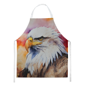 Watercolor Birds Apron (Dog Breed: Eagle 3214, size: large)