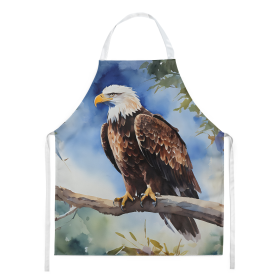 Watercolor Birds Apron (Dog Breed: Eagle 3215, size: large)