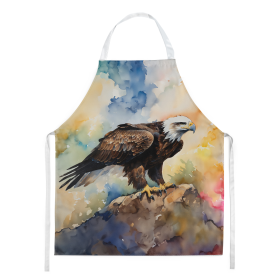 Watercolor Birds Apron (Dog Breed: Eagle 3217, size: large)