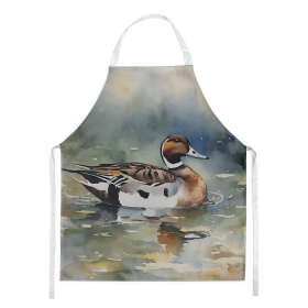 Watercolor Birds Apron (Dog Breed: Northern Pintail 3245, size: large)