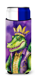 Mardi Gras 2024 Hugger for Ultra Slim Cans (Dog Breed: Alligator 5216, size: Slim Can)