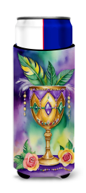 Mardi Gras 2024 Hugger for Ultra Slim Cans (Dog Breed: Goblet 5231, size: Slim Can)