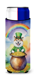 Where the gold at Hugger for Ultra Slim Cans (Dog Breed: Akita 5468, size: Slim Can)