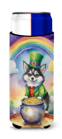 Where the gold at Hugger for Ultra Slim Cans (Dog Breed: Alaskan Klee Kai 5469, size: Slim Can)