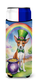 Where the gold at Hugger for Ultra Slim Cans (Dog Breed: Basenji 5481, size: Slim Can)