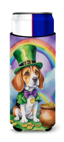 Where the gold at Hugger for Ultra Slim Cans (Dog Breed: Beagle 5484, size: Slim Can)