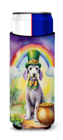 Where the gold at Hugger for Ultra Slim Cans (Dog Breed: Bedlington Terrier 5486, size: Slim Can)