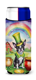 Where the gold at Hugger for Ultra Slim Cans (Dog Breed: Boston Terrier 5500, size: Slim Can)