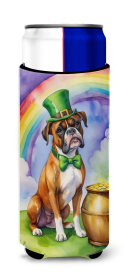 Where the gold at Hugger for Ultra Slim Cans (Dog Breed: Boxer 5501, size: Slim Can)