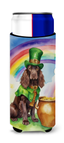 Where the gold at Hugger for Ultra Slim Cans (Dog Breed: Boykin Spaniel 5503, size: Slim Can)