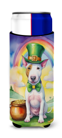 Where the gold at Hugger for Ultra Slim Cans (Dog Breed: Bull Terrier 5506, size: Slim Can)