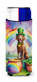 Where the gold at Hugger for Ultra Slim Cans (Dog Breed: Chesapeake Bay Retriever 5512, size: Slim Can)