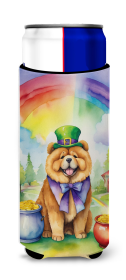 Where the gold at Hugger for Ultra Slim Cans (Dog Breed: Chow Chow 5515, size: Slim Can)
