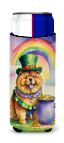 Where the gold at Hugger for Ultra Slim Cans (Dog Breed: Chow Chow 5516, size: Slim Can)