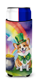 Where the gold at Hugger for Ultra Slim Cans (Dog Breed: Corgi 5520, size: Slim Can)