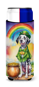 Where the gold at Hugger for Ultra Slim Cans (Dog Breed: Dalmatian 5526, size: Slim Can)