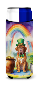 Where the gold at Hugger for Ultra Slim Cans (Dog Breed: Dogue de Bordeaux 5528, size: Slim Can)