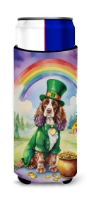 Where the gold at Hugger for Ultra Slim Cans (Dog Breed: English Cocker Spaniel 5532, size: Slim Can)