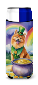 Where the gold at Hugger for Ultra Slim Cans (Dog Breed: Finnish Spitz 5537, size: Slim Can)