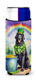 Where the gold at Hugger for Ultra Slim Cans (Dog Breed: Flat-Coated Retriever 5538, size: Slim Can)