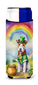 Where the gold at Hugger for Ultra Slim Cans (Dog Breed: Fox Terrier 5539, size: Slim Can)