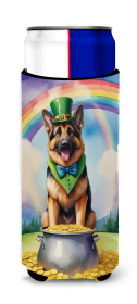 Where the gold at Hugger for Ultra Slim Cans (Dog Breed: German Shepherd 5543, size: Slim Can)
