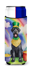Where the gold at Hugger for Ultra Slim Cans (Dog Breed: Giant Schnauzer 5546, size: Slim Can)